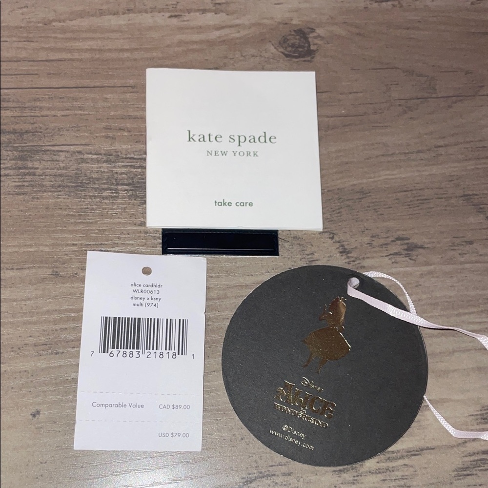 Kate Spade Alice in Wonderland Card Holder | Rare Limited Edition | NWT - Picture 4 of 8